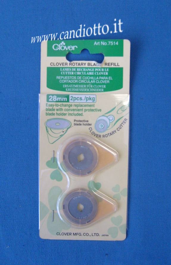 Lama ricambio per taglierina da 28 mm  (2pz)  Clover