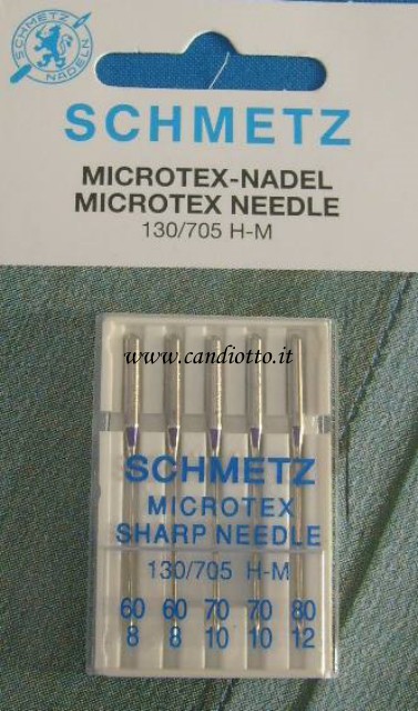 Ago 130/705 microtex assortiti conf 5 pz