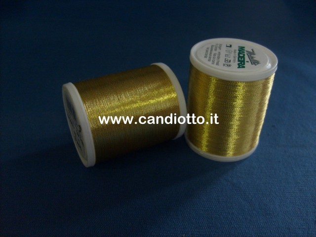 8100 Filo madeira oro Metallic gold8 1000mt