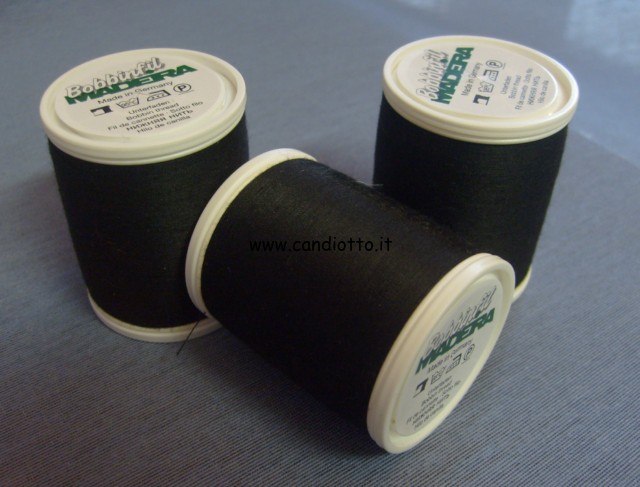 Bobbinfil Madeira Nero 1500 mt per spolina